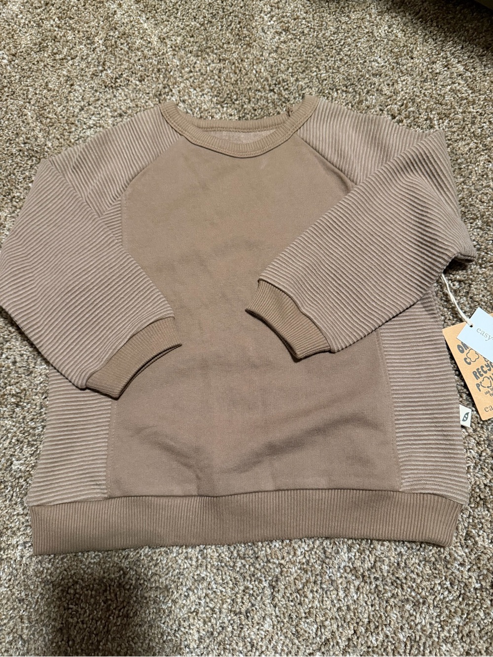 EASY-PEASY Ottoman Sweatshirt in Taupe